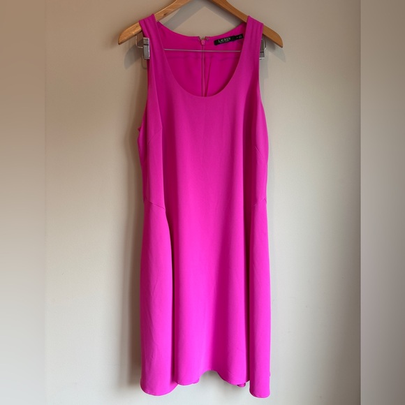 Ralph Lauren Dresses & Skirts - Ralph Lauren‎ Vibrant Fuchsia Mini Dress Size 14